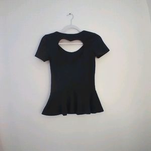 Heart cut out pac sun top